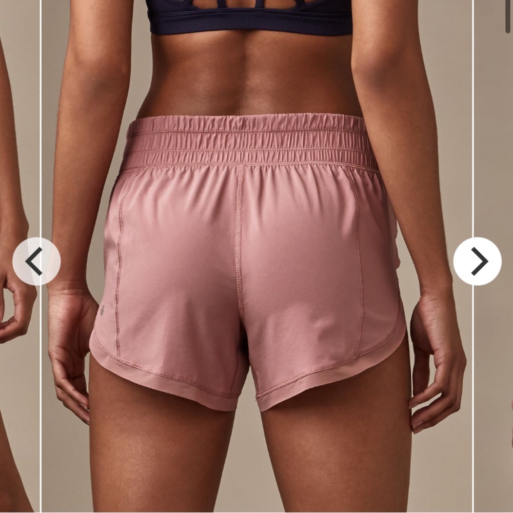 Lulu lemon Lululemon Anew Short 4" Quicksand mauve pink like new size 6 - Picture 4 of 15